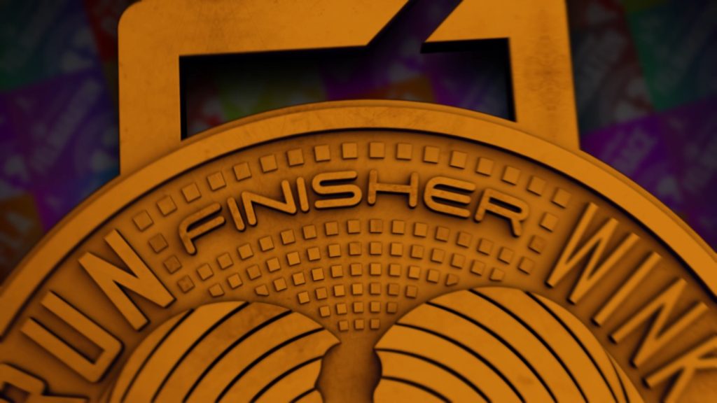 KapuvárRun 2025 befutóérem Finisher